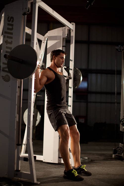 Chair Squat, position 1 of 2