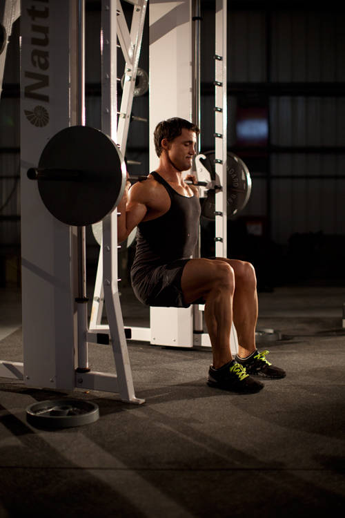 Chair Squat, position 2 of 2