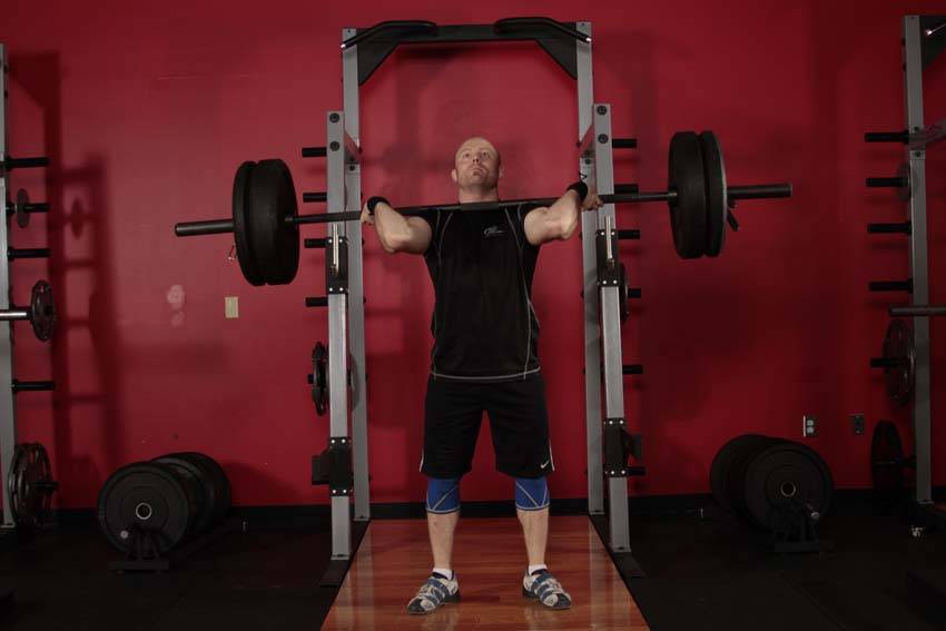 Push Press, position 1 of 2
