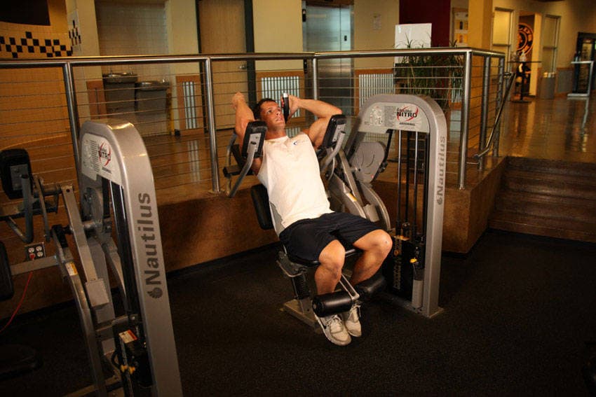 Ab Crunch Machine, position 1 of 2
