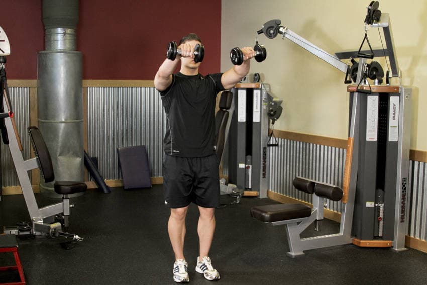 Alternating Deltoid Raise, position 2 of 2