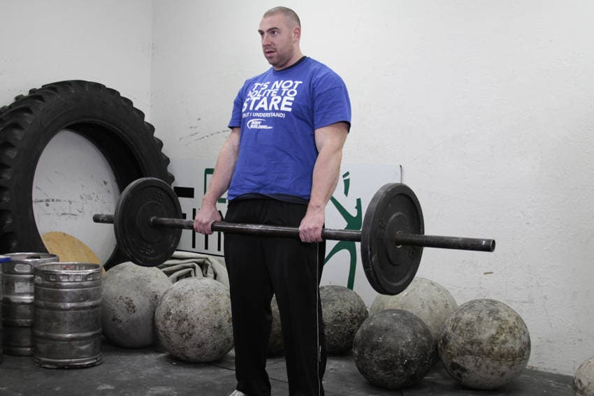 Axle Deadlift, position 2 of 2