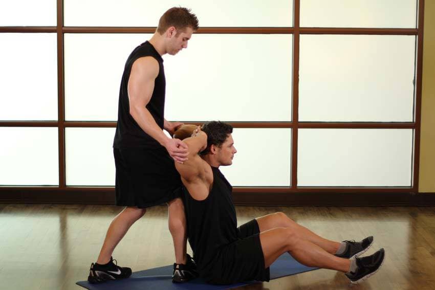 Behind Head Chest Stretch, position 2 of 2