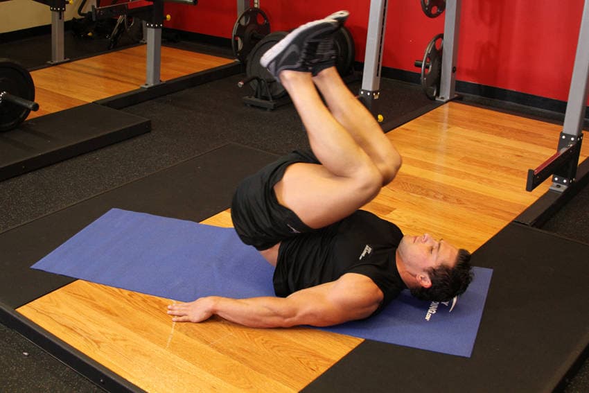 Bent-Knee Hip Raise, position 2 of 2