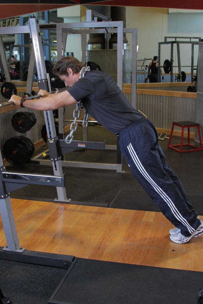 Body Tricep Press, position 1 of 2