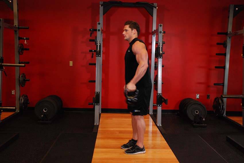 Bottoms-Up Clean From The Hang Position, position 1 of 2