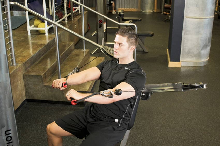 Cable Chest Press, position 2 of 2