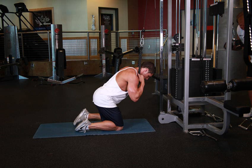 Cable Crunch, position 1 of 2