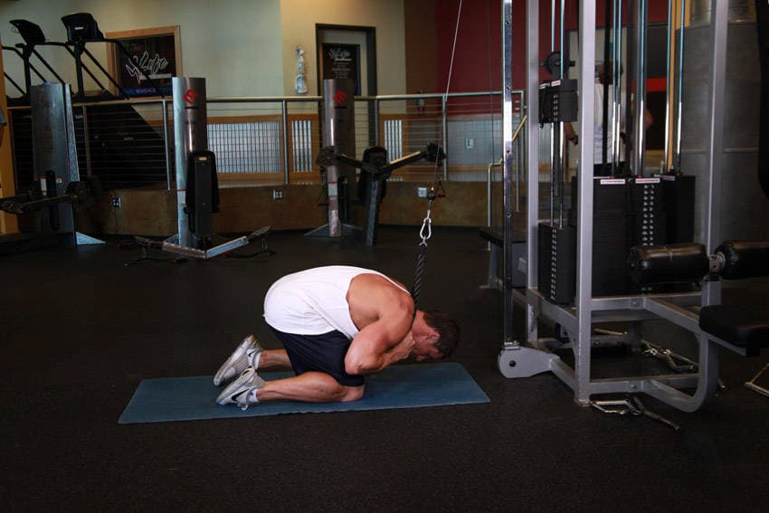 Cable Crunch, position 2 of 2
