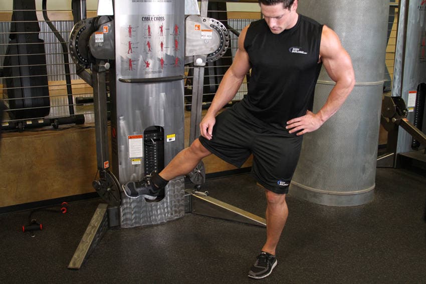 Cable Hip Adduction, position 1 of 2