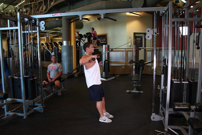 Cable Rope Rear-Delt Rows, position 2 of 2