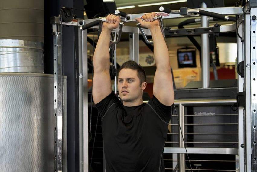 Cable Shoulder Press, position 2 of 2