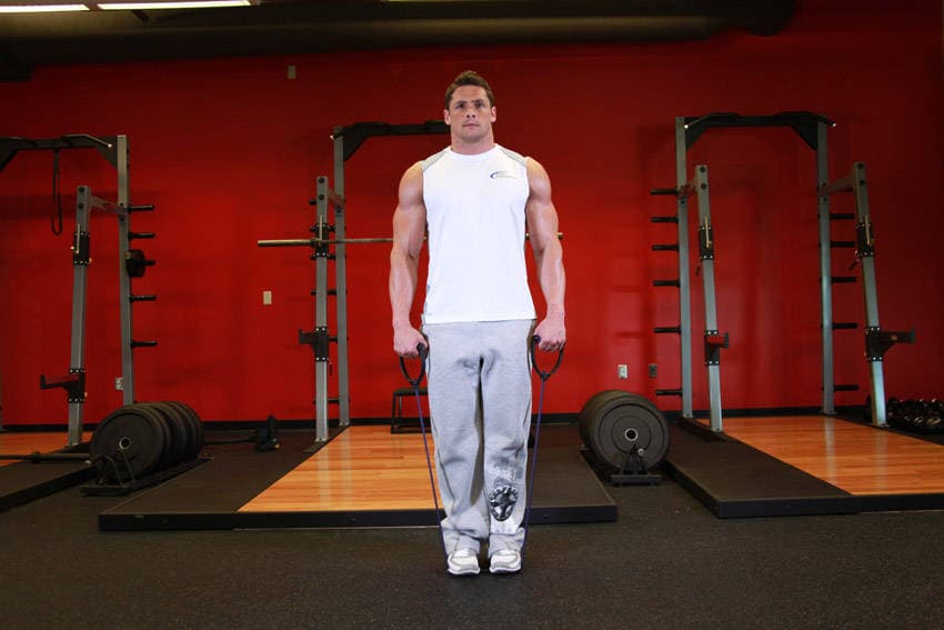 Calf Raises - With Bands, position 1 of 2