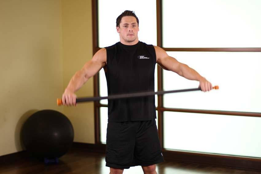 Chest And Front Of Shoulder Stretch, position 1 of 2