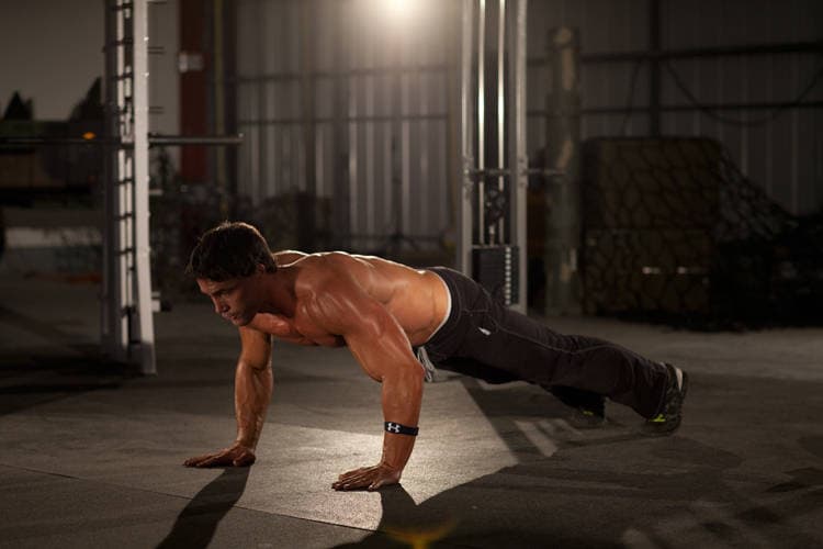 Clock Push-Up, position 1 of 2
