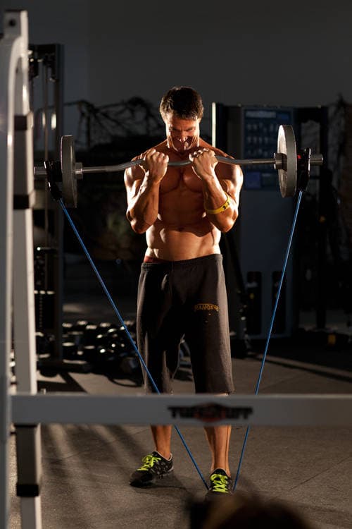 Close-Grip EZ-Bar Curl with Band, position 2 of 2