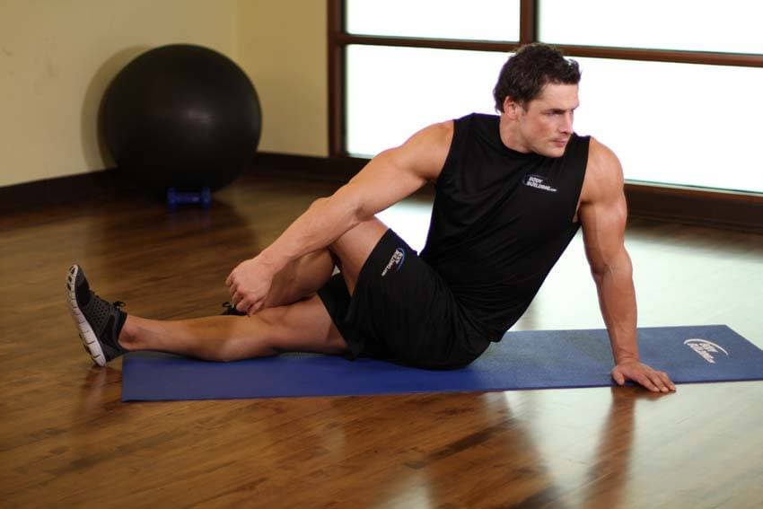 Dancer's Stretch, position 2 of 2