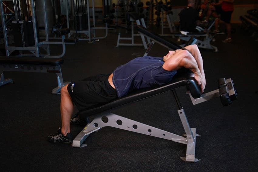 Decline Reverse Crunch, position 1 of 2