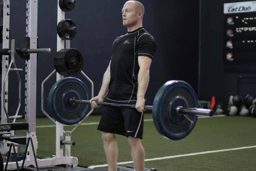 Deficit Deadlift, position 2 of 2