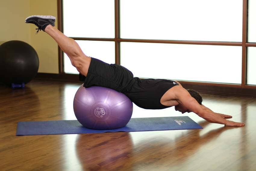 Downward Facing Balance, position 2 of 2