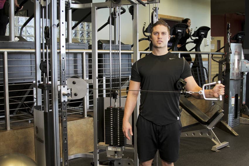 External Rotation with Cable, position 2 of 2