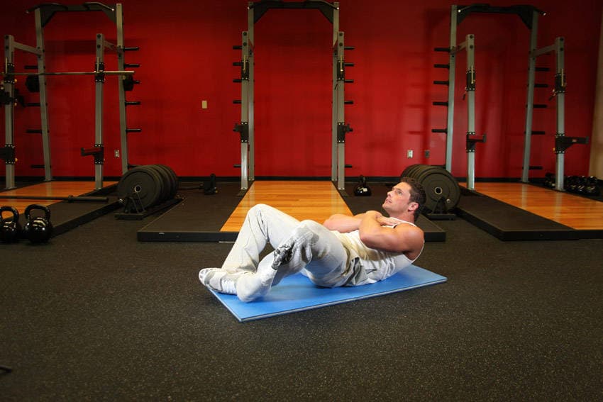Frog Sit-Ups, position 2 of 2