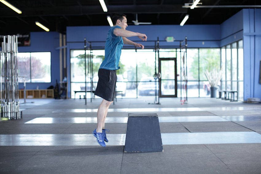 Front Box Jump, position 2 of 2