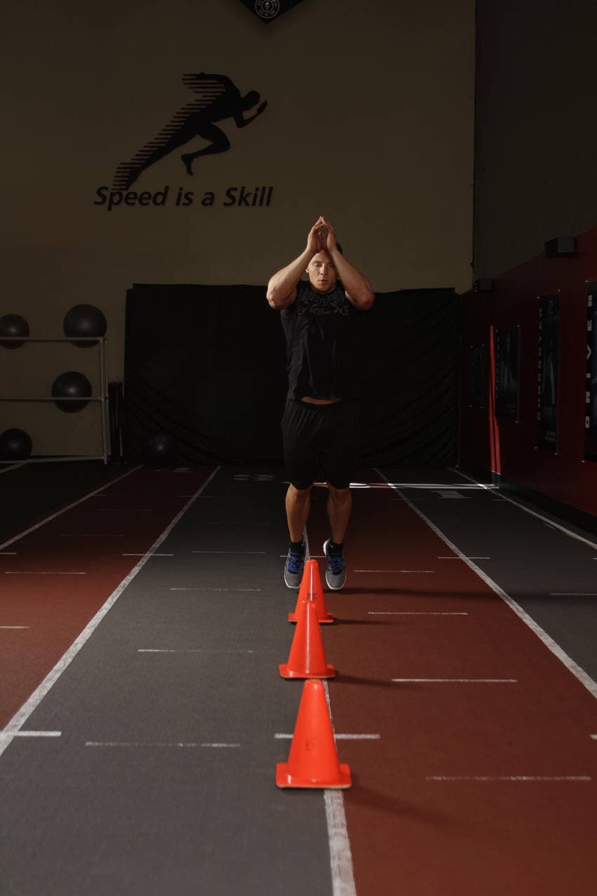 Front Cone Hops (or hurdle hops), position 1 of 2
