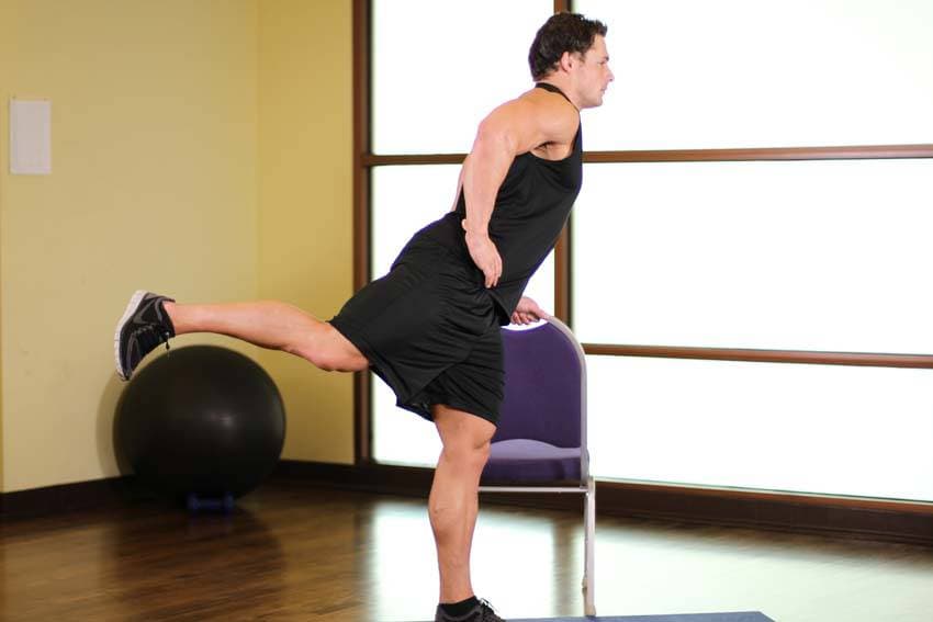 Front Leg Raises, position 2 of 2