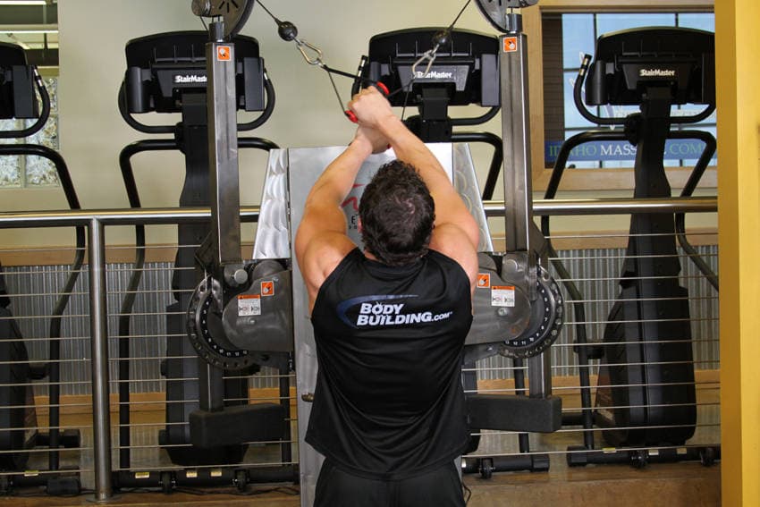 Full Range-Of-Motion Lat Pulldown, position 1 of 2