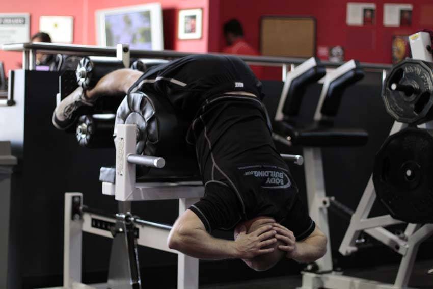 Glute Ham Raise, position 1 of 2