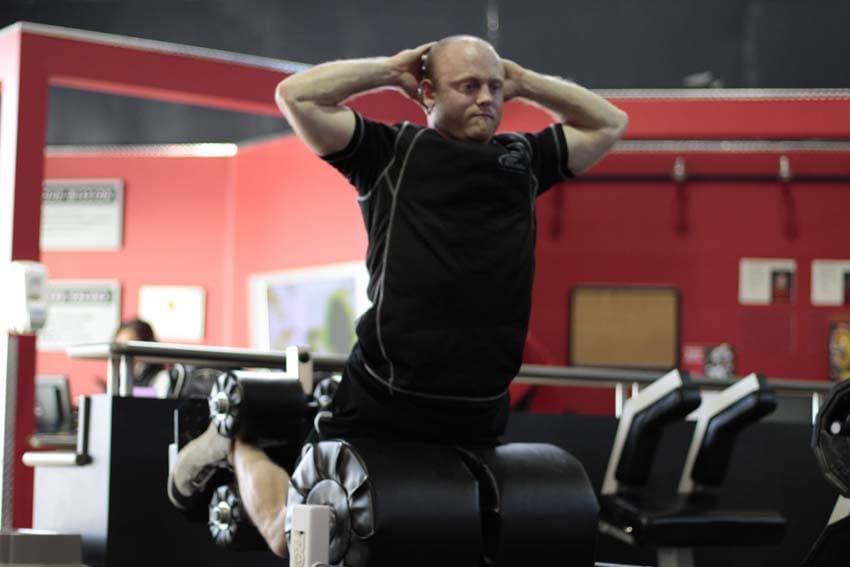Glute Ham Raise, position 2 of 2