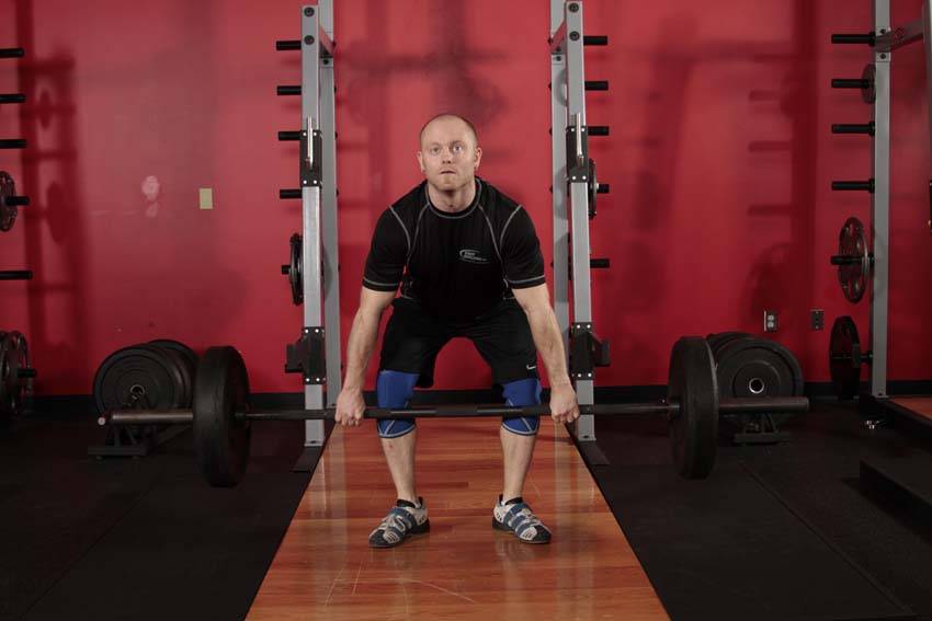 Hang Clean - Below the Knees, position 2 of 2