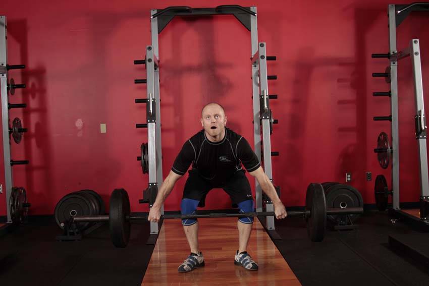 Hang Snatch - Below Knees, position 1 of 2