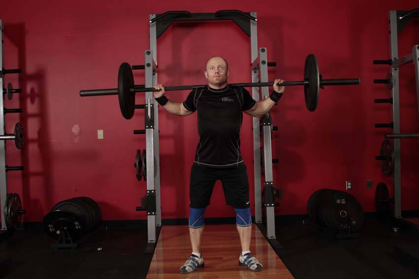 Heaving Snatch Balance, position 1 of 2