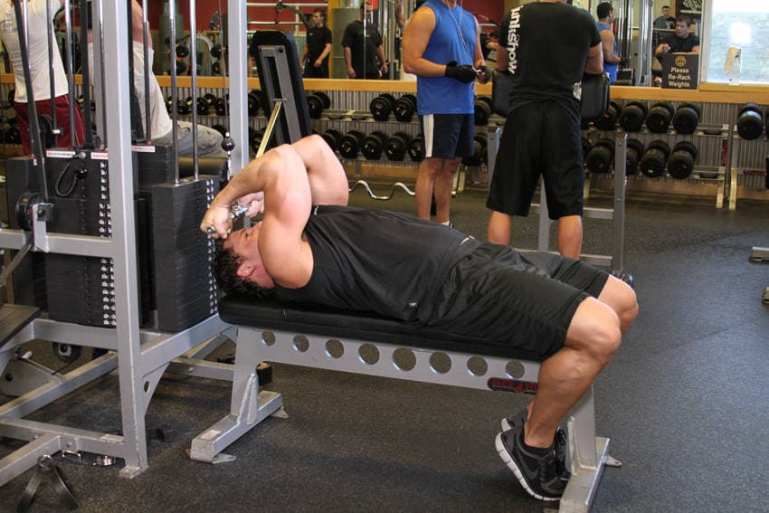 High Cable Curls, position 2 of 2