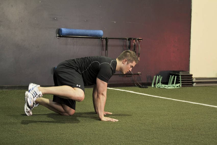 Hip Circles (prone), position 2 of 2