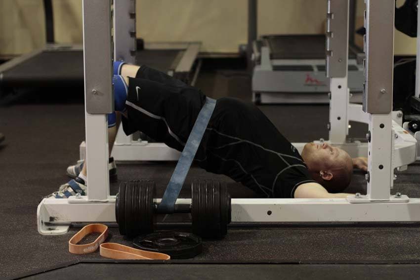 Hip Lift with Band, position 2 of 2