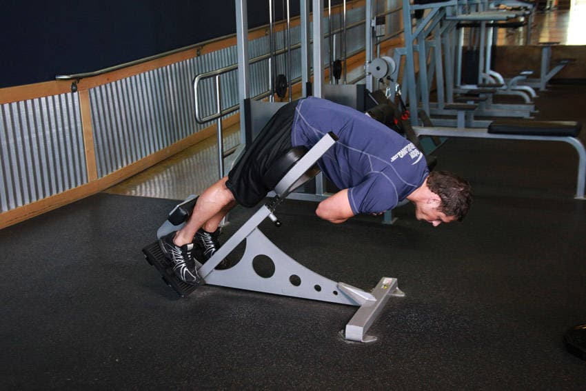 Hyperextensions (Back Extensions), position 2 of 2