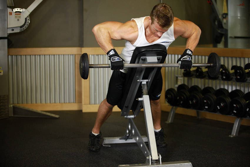 Incline Bench Pull, position 2 of 2