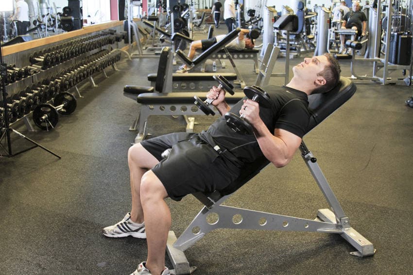 Incline Hammer Curls, position 2 of 2