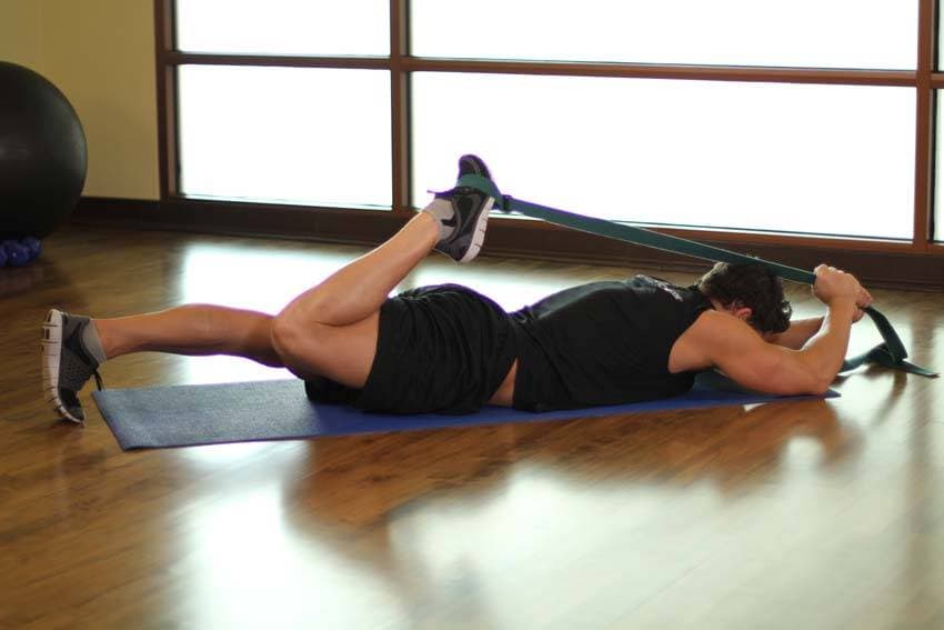 Intermediate Hip Flexor and Quad Stretch, position 2 of 2