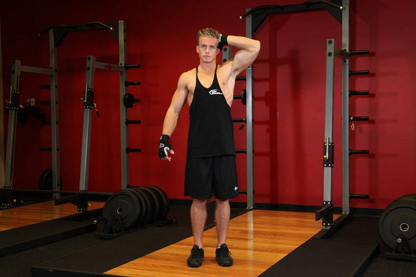 Isometric Neck Exercise - Sides, position 1 of 2
