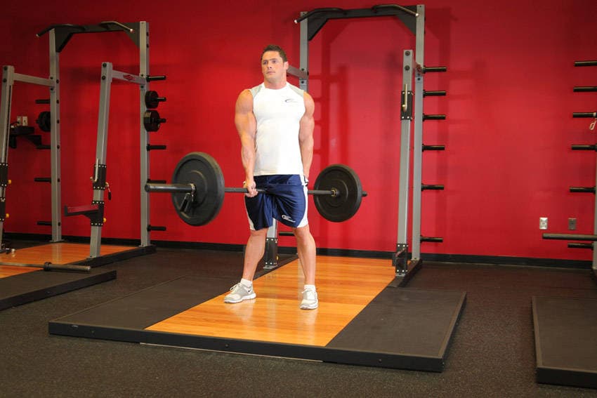 Jefferson Squats, position 1 of 2