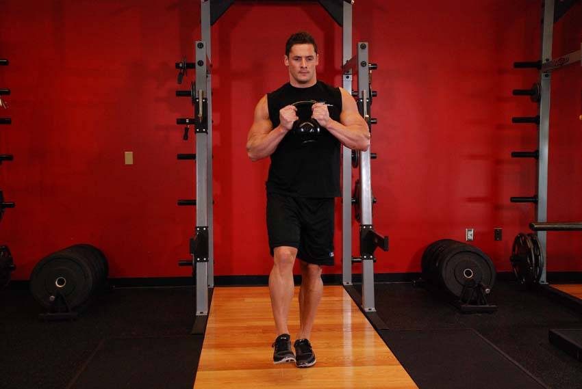 Kettlebell Pistol Squat, position 1 of 2