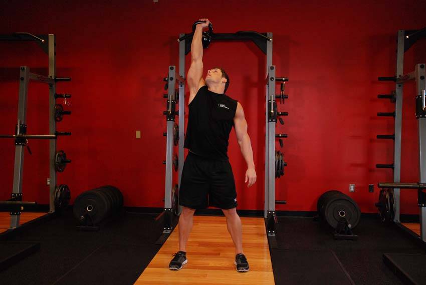 Kettlebell Windmill, position 1 of 2