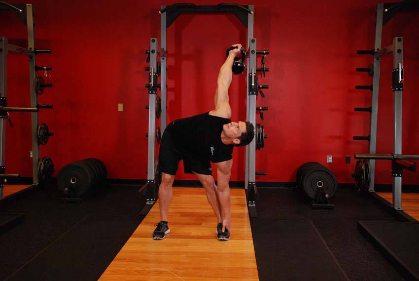Kettlebell Windmill, position 2 of 2