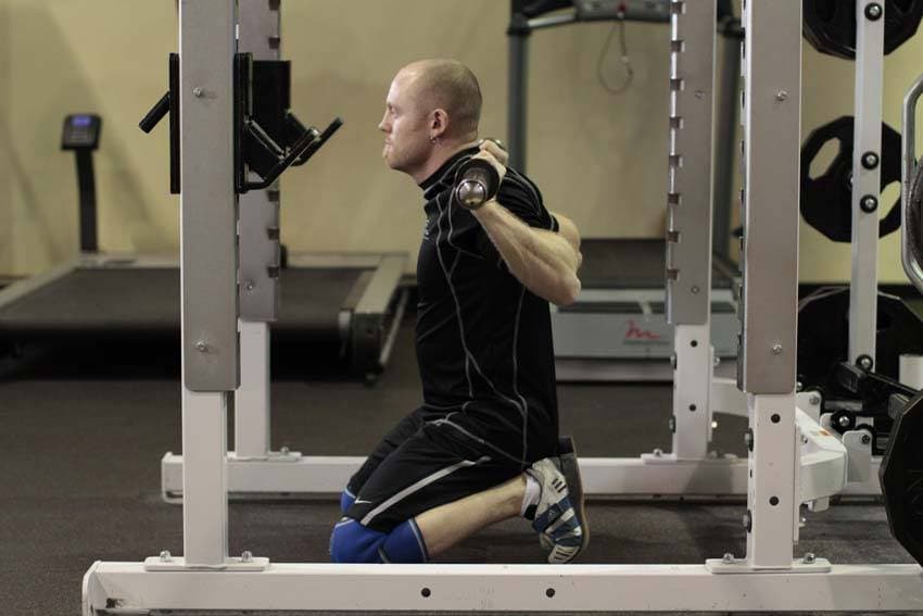 Kneeling Squat, position 2 of 2