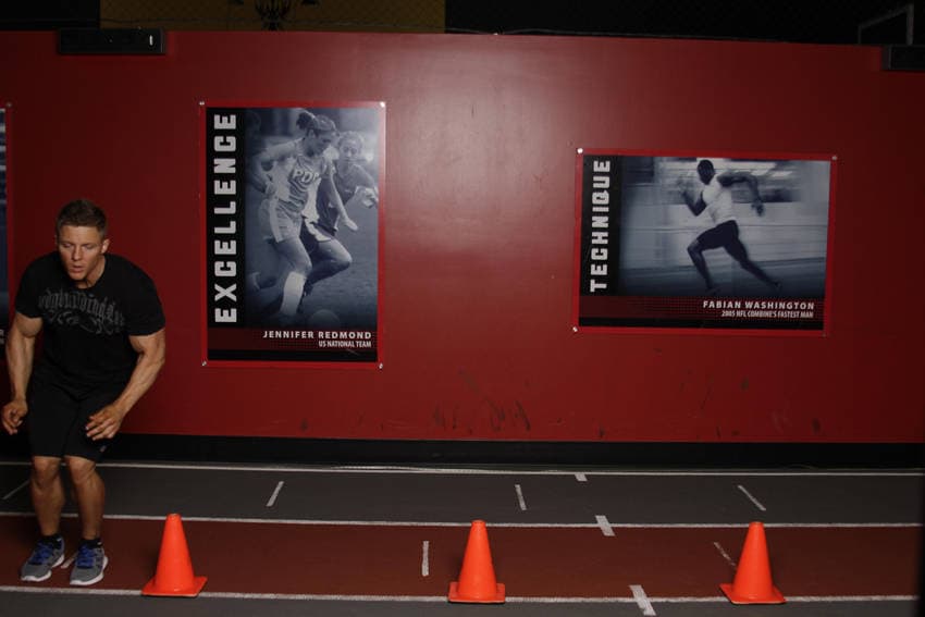 Lateral Cone Hops, position 1 of 2