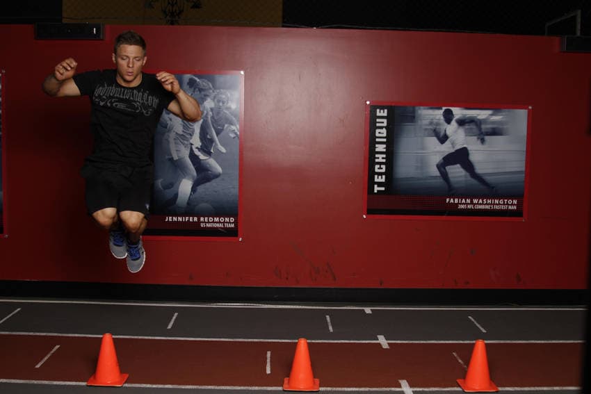 Lateral Cone Hops, position 2 of 2